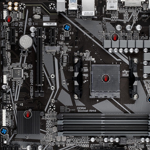 MOTHERBOARD GIGABYTE AM4 A520M DS3H